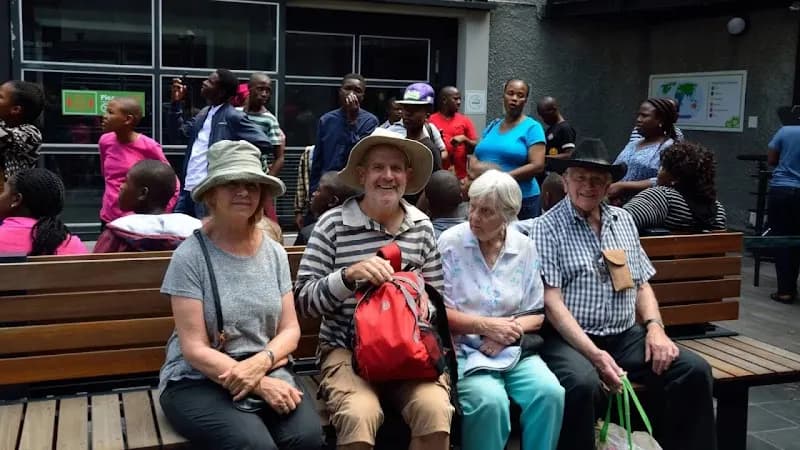 View of Table Mountain Aerial Cableway in Cape Town, WC