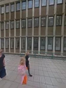 View of Taby Main Library in Täby, Stockholm