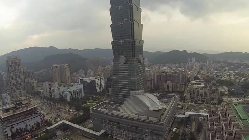 View of Taipei 101 Observatory in Taipei, TPE