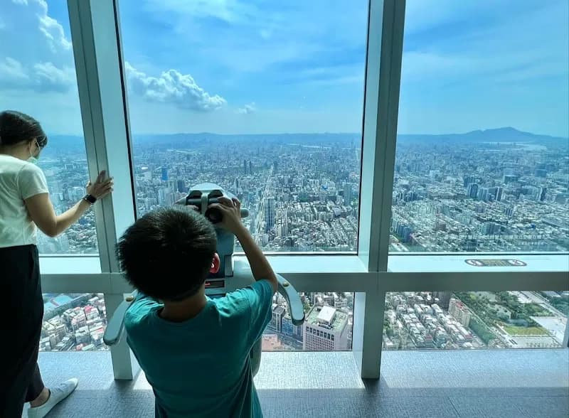 View of Taipei 101 Observatory in Taipei, TPE