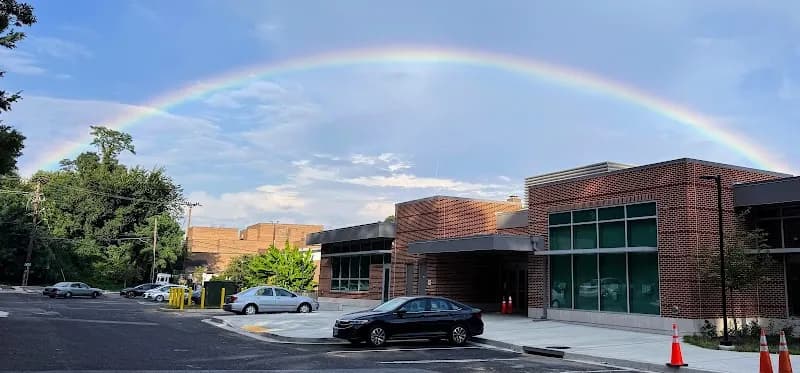 View of Takoma Park Maryland Library in Takoma Park, MD
