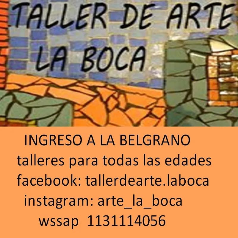 View of Taller Permanente de Escultura in La Boca, BA