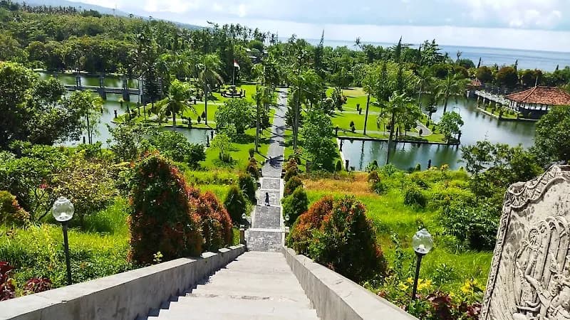 View of Taman Ujung in Candidasa, Bali