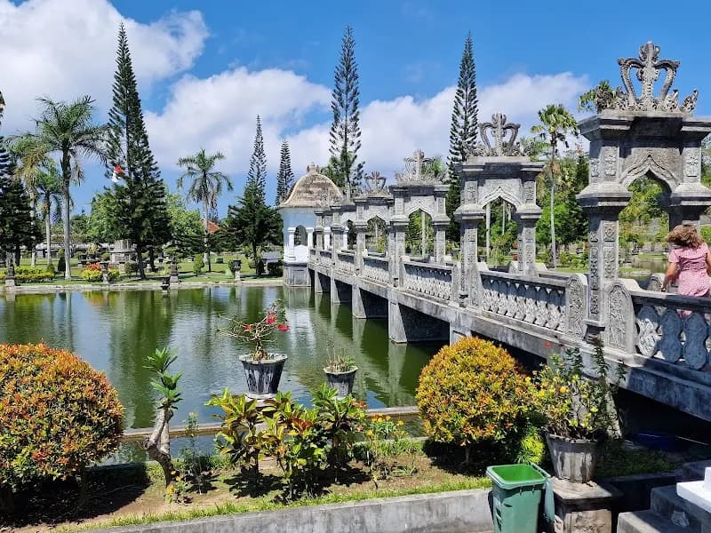 View of Taman Ujung in Candidasa, Bali