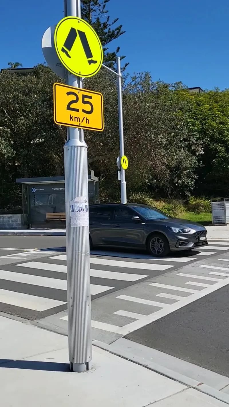 View of Tamarama Park in Bondi, NSW