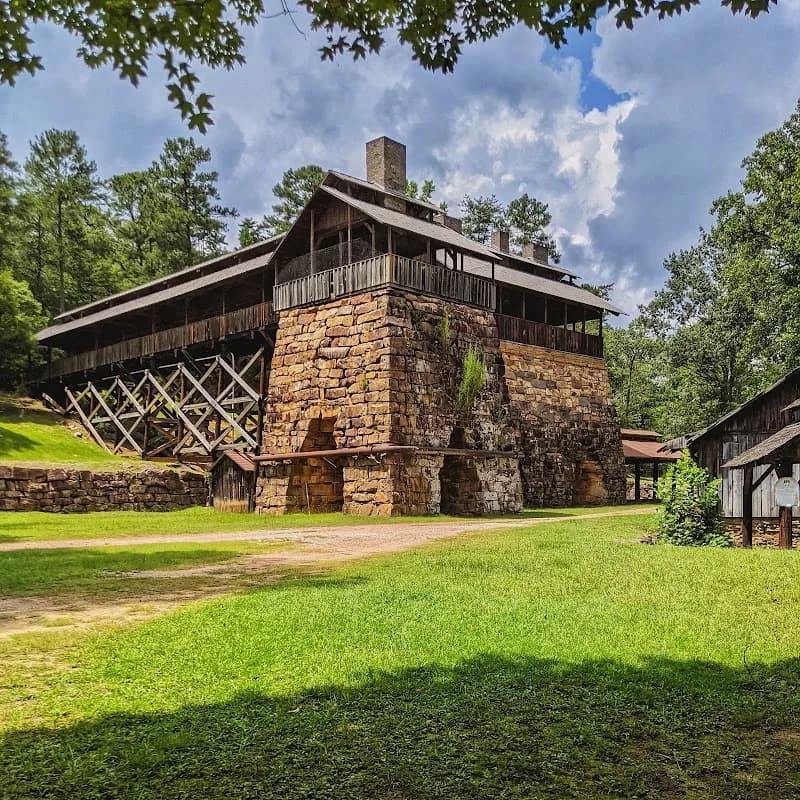View of Tannehill Ironworks Historical State Park in Double Springs, AL