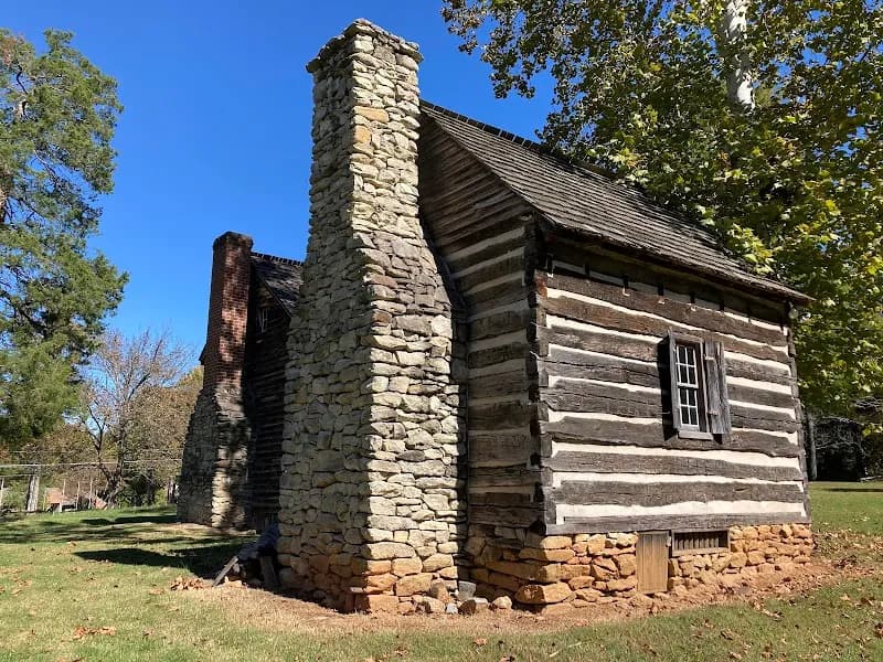 View of Tannenbaum Historic Park in Greensboro, NC