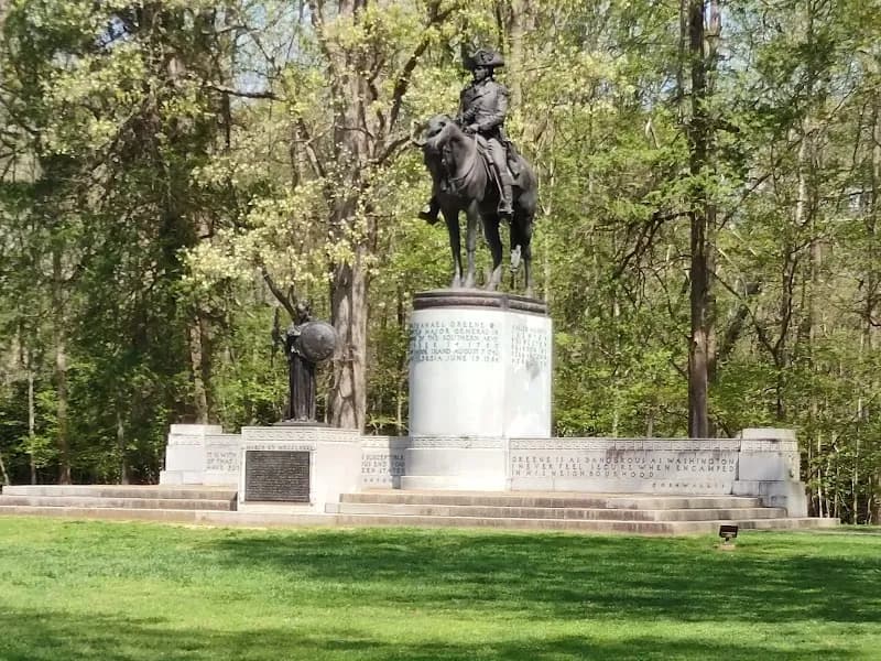 View of Tannenbaum Historic Park in Greensboro, NC