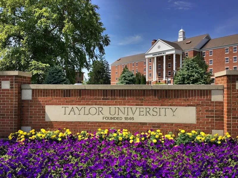 View of Taylor University in Upland, IN
