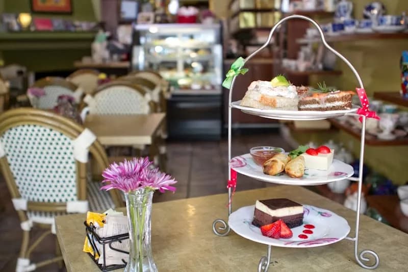 View of Tea Time in Palo Alto, CA