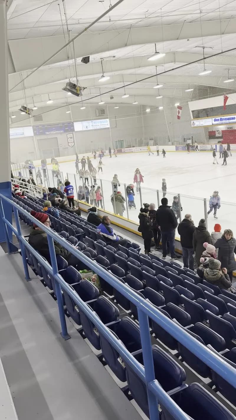 View of Tecumseh Arena in Tipton, MI