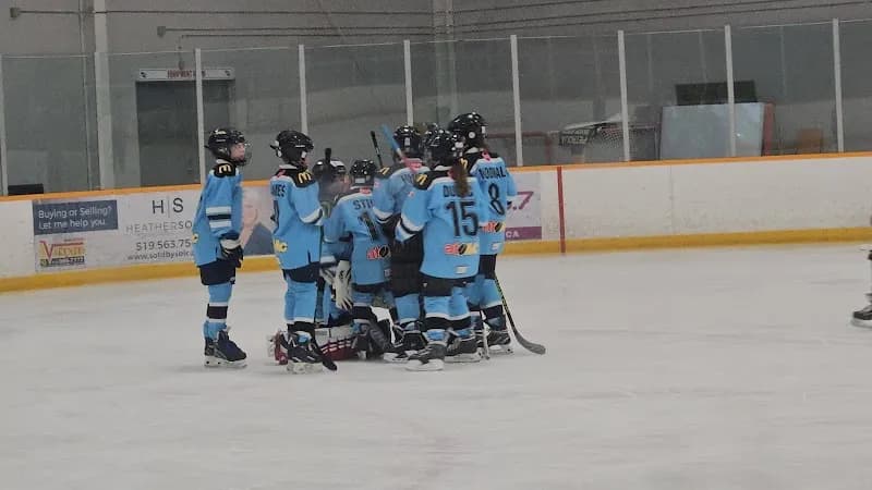 View of Tecumseh Arena in Tipton, MI