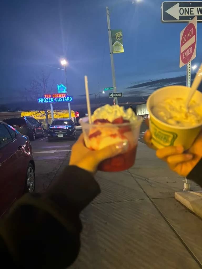 View of Ted Drewes Frozen Custard in Ladue, MO