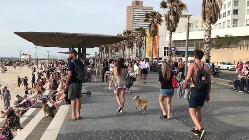 View of Tel Aviv Promenade in Bat Yam, TA