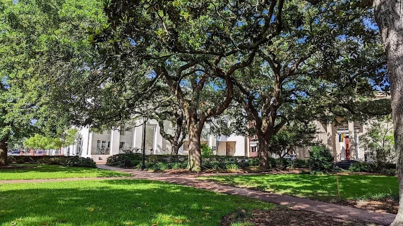 Telfair Square park in Savannah, GA