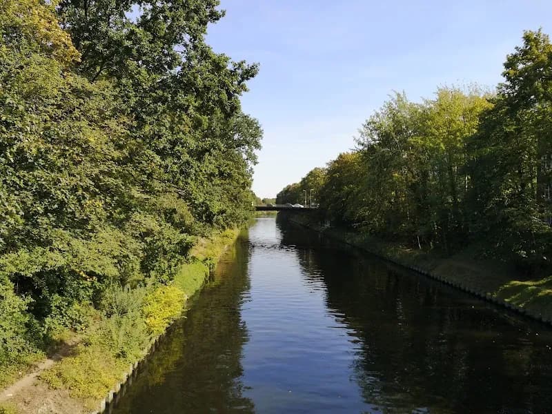 View of Teltow Canal in Steglitz, BE