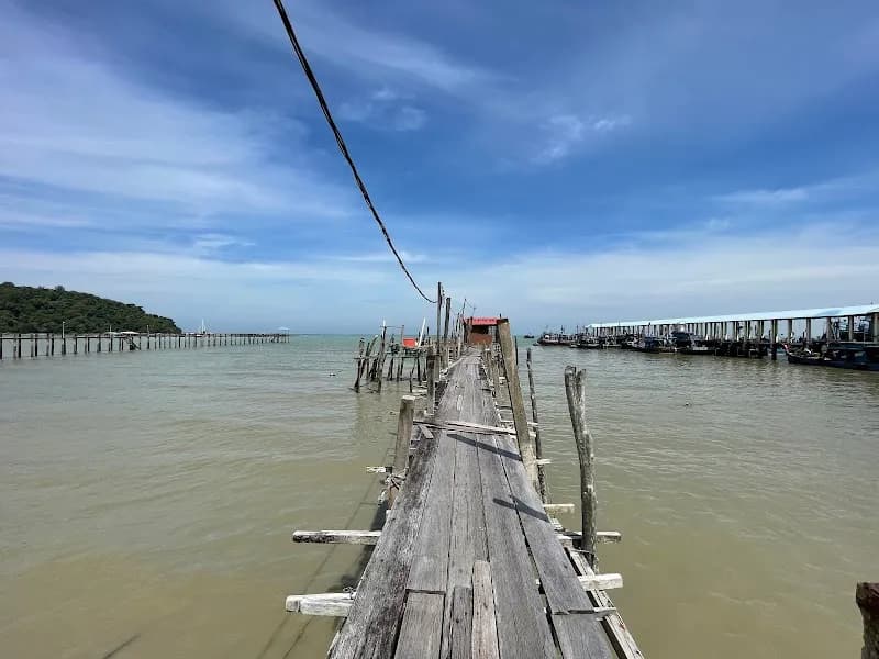 Teluk Bahang Jetty tourist attraction in Batu Ferringhi, Penang