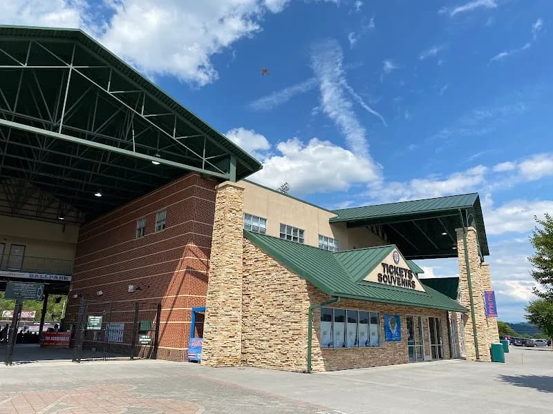 View of Tennessee Smokies Stadium in Kodak, TN