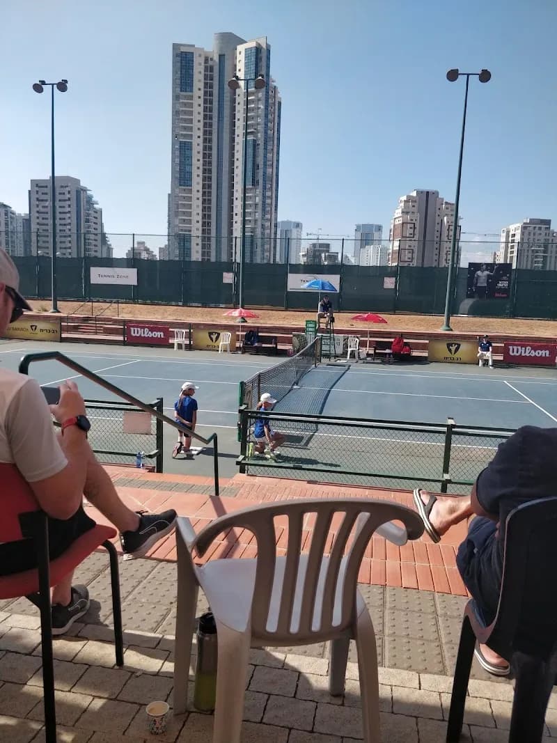 View of Tennis club Maccabi Netanya in Netanya, TA