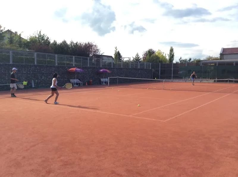 View of Tennis complex Žalov in Roztoky, CZ