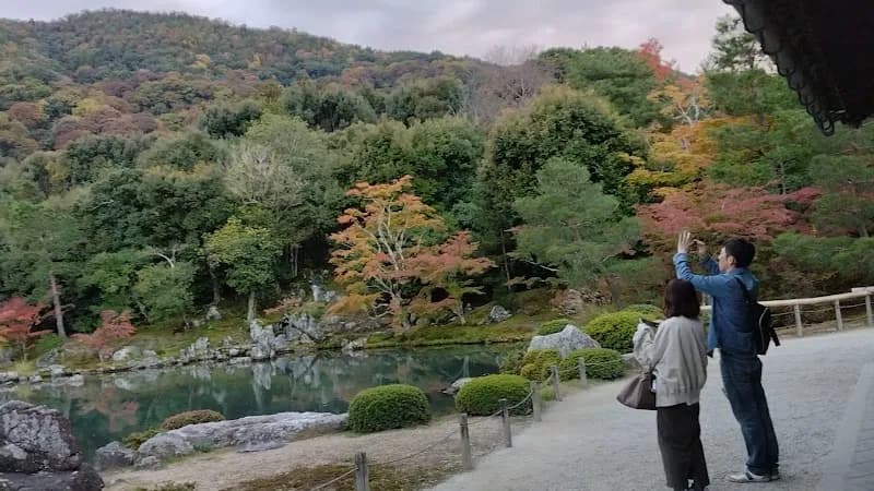 View of Tenryu-ji Temple Garden in Sagatenryuji, KYO