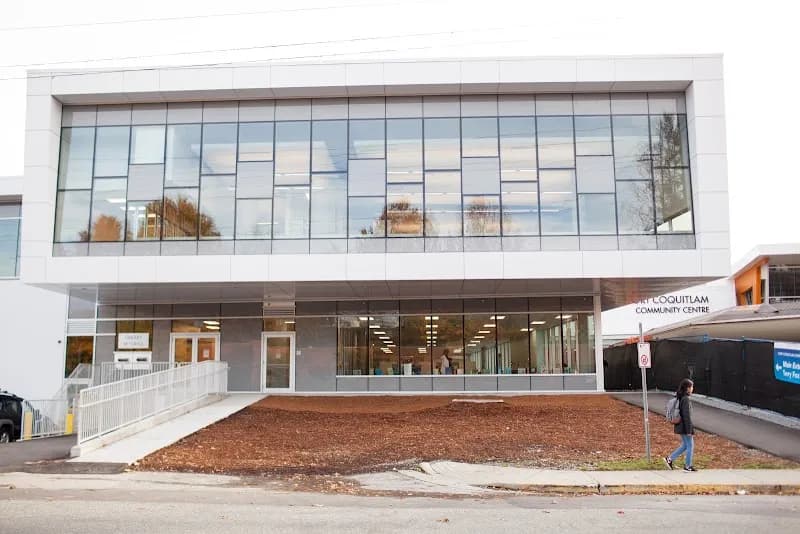 View of Terry Fox Library in Port Coquitlam, BC