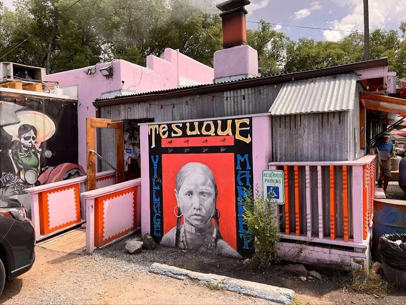 View of Tesuque Village Market in Santa Fe, NM