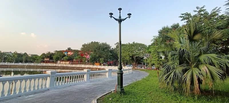 View of Thạch Bàn Park in Từ Liêm, HN