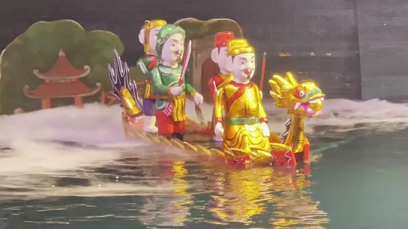 View of Thang Long Water Puppet Theatre in Hanoi, HN