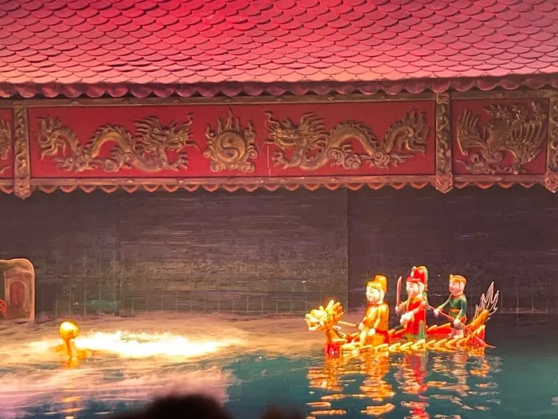 View of Thang Long Water Puppet Theatre in Hanoi, HN