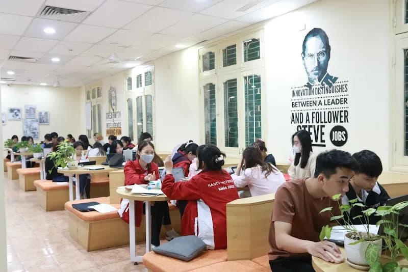 View of Thanh Xuân Library in Thanh Xuân, HN