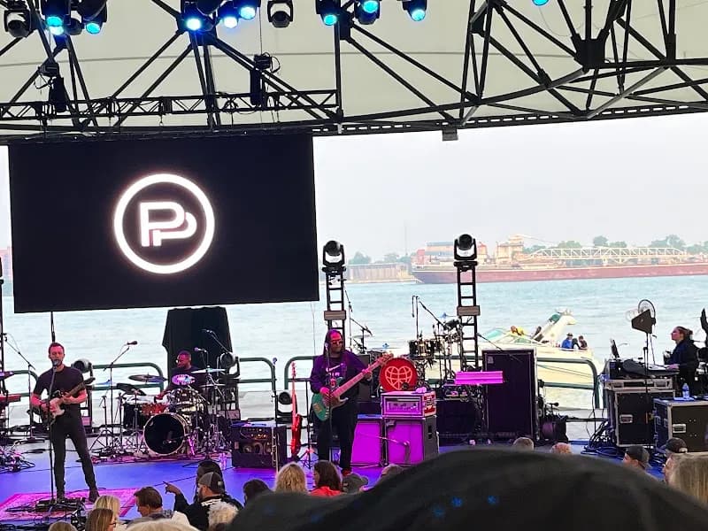 View of The Aretha Franklin Amphitheatre in Arabi, LA