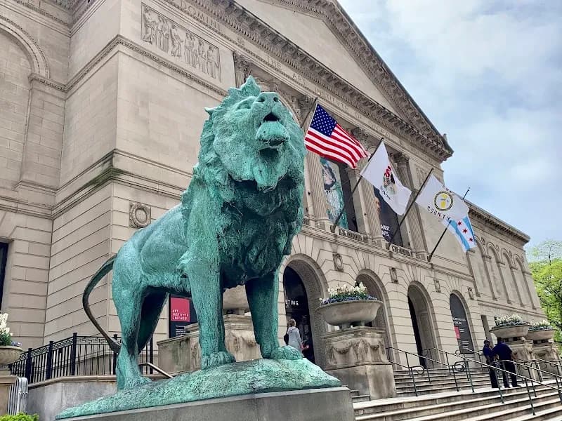 View of The Art Institute of Chicago in Chicago, IL