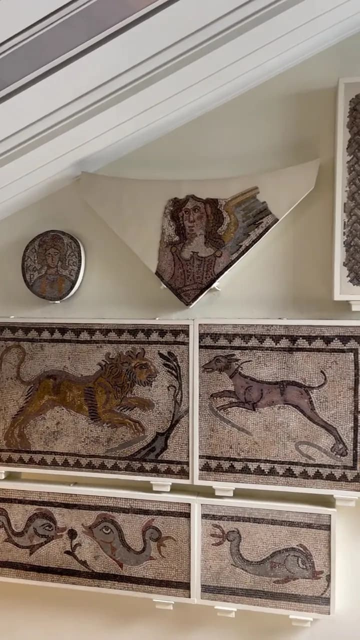 View of The British Museum in London, LDN