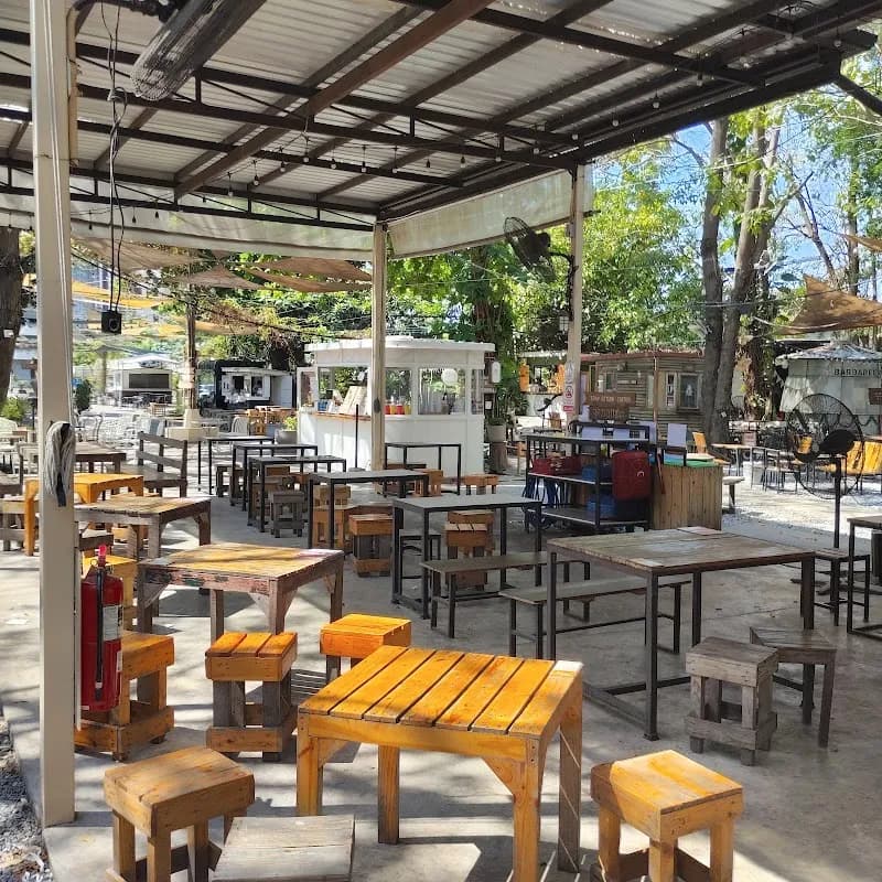 View of The Camp Vintage Flea Market in Ari, BKK