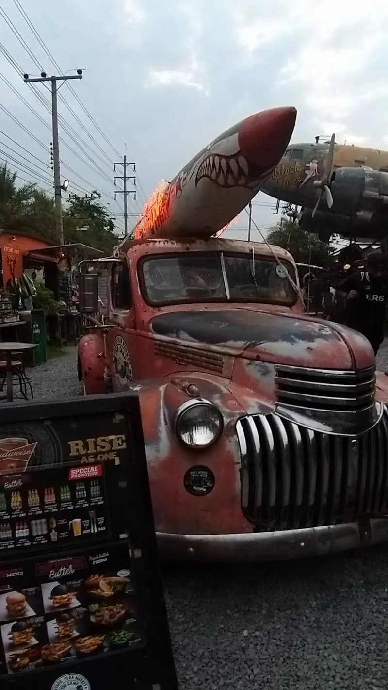 View of The Camp Vintage Flea Market & Vintage Cafe in Sukhumvit, BKK