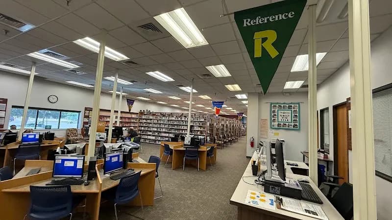 View of The Colony Public Library in The Colony, TX