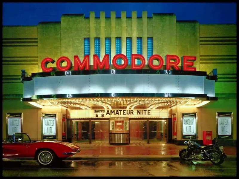 The Commodore Theatre movie theater in Portsmouth, VA