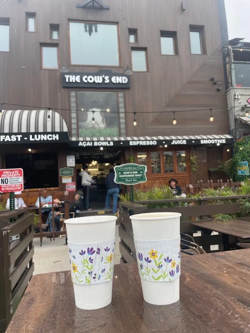 View of The Cow's End Cafe in Venice, CA