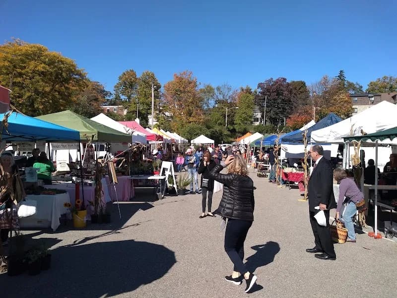 View of The East Lansing Farmer's Market in East Lansing, MI