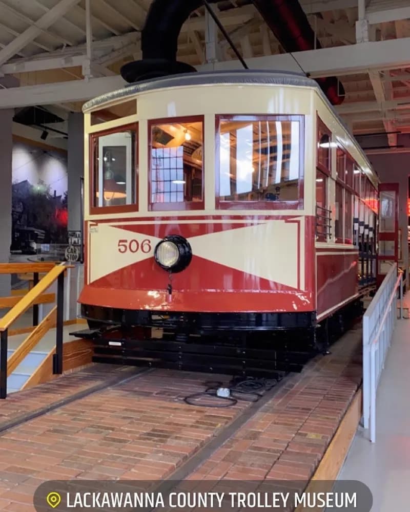 View of The Electric City Trolley Museum in Scranton, PA