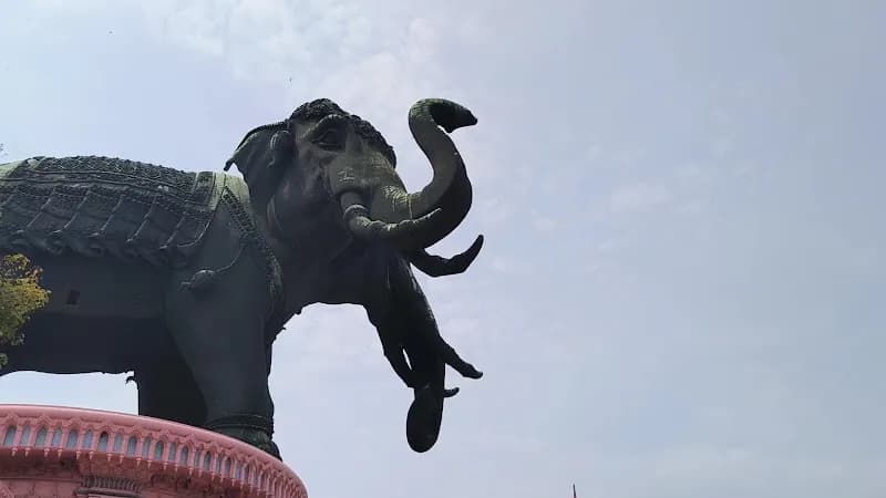 View of The Erawan Museum in Samut Prakan, BKK