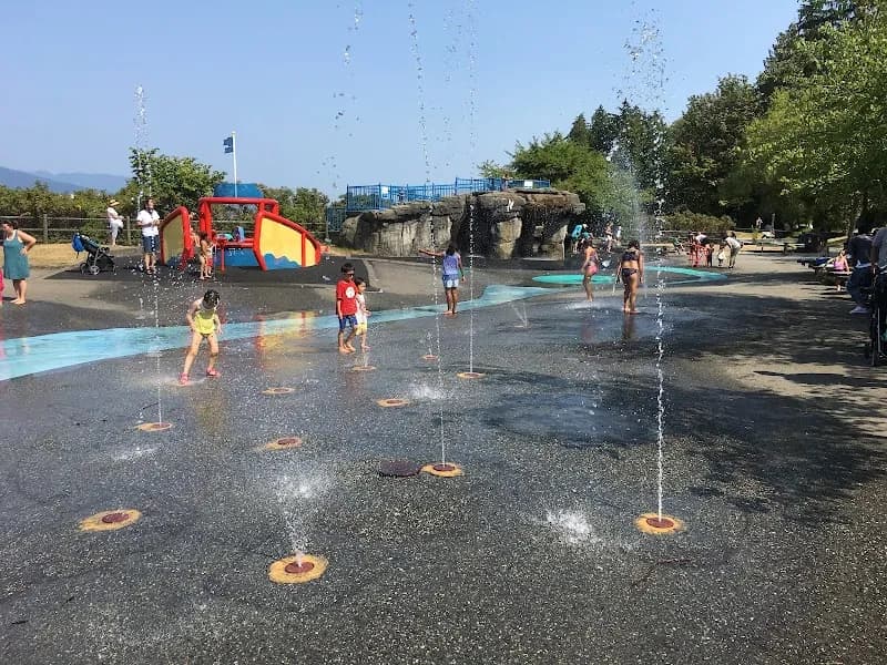The Fox's Den (Spray Park) water park in Vancouver, BC