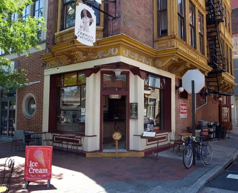 The Franklin Fountain Ice Cream & Frozen Yogurt in Phoenixville, PA