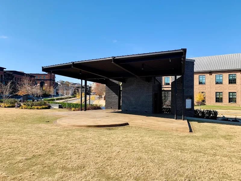 The Green at Crabapple Market park in Milton, GA