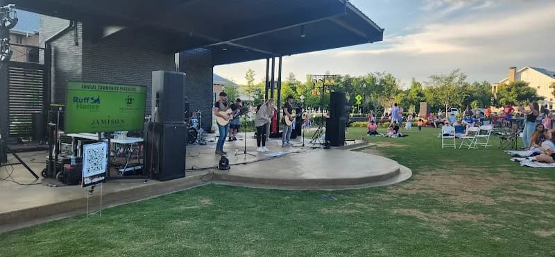 View of The Green at Crabapple Market in Milton, GA