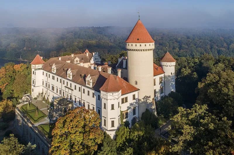 The Konopiste Castle castle in Benešov, CZ