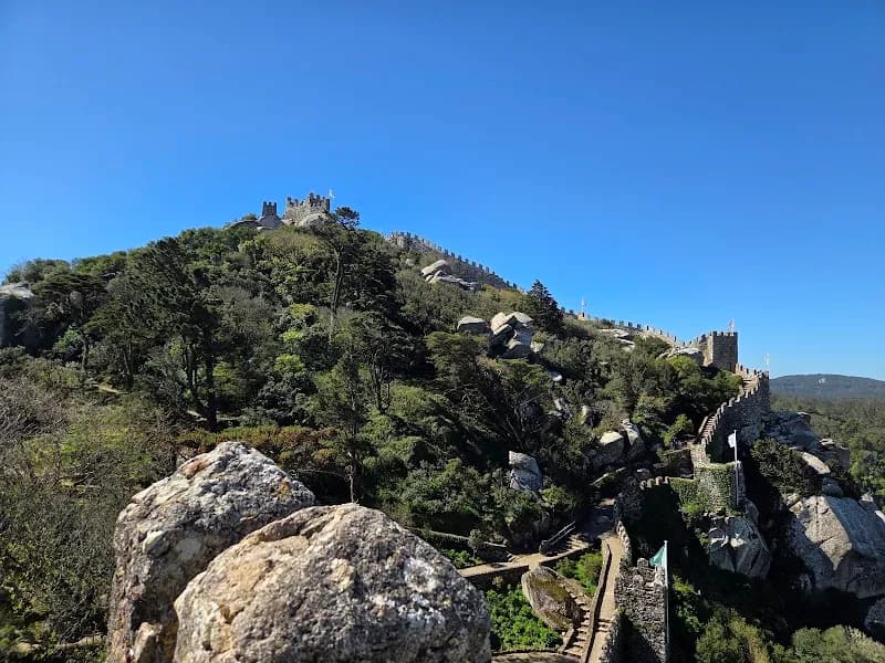 View of The Moorish Castle in Sintra, Sintra