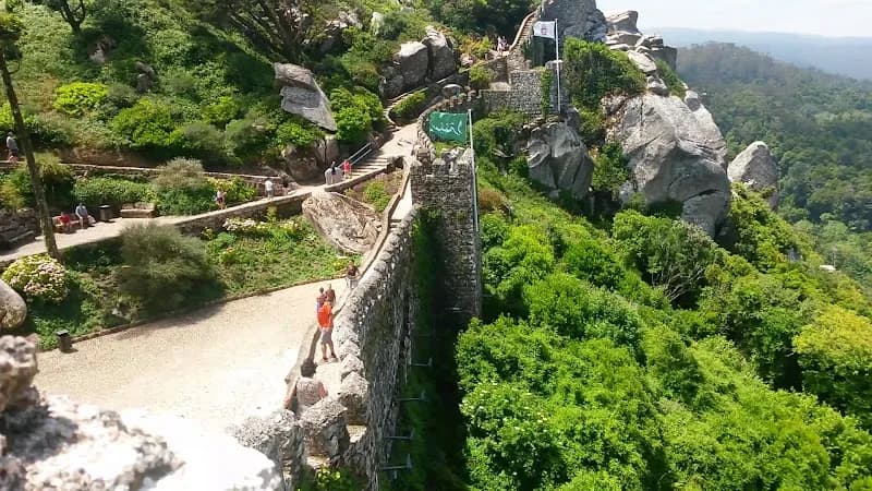 View of The Moorish Castle in Sintra, Sintra