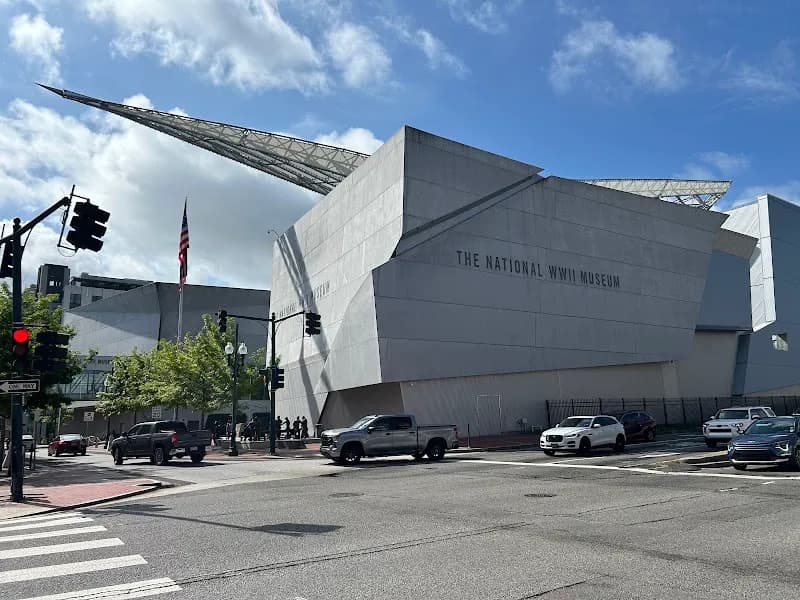 View of The National WWII Museum in New Orleans, LA